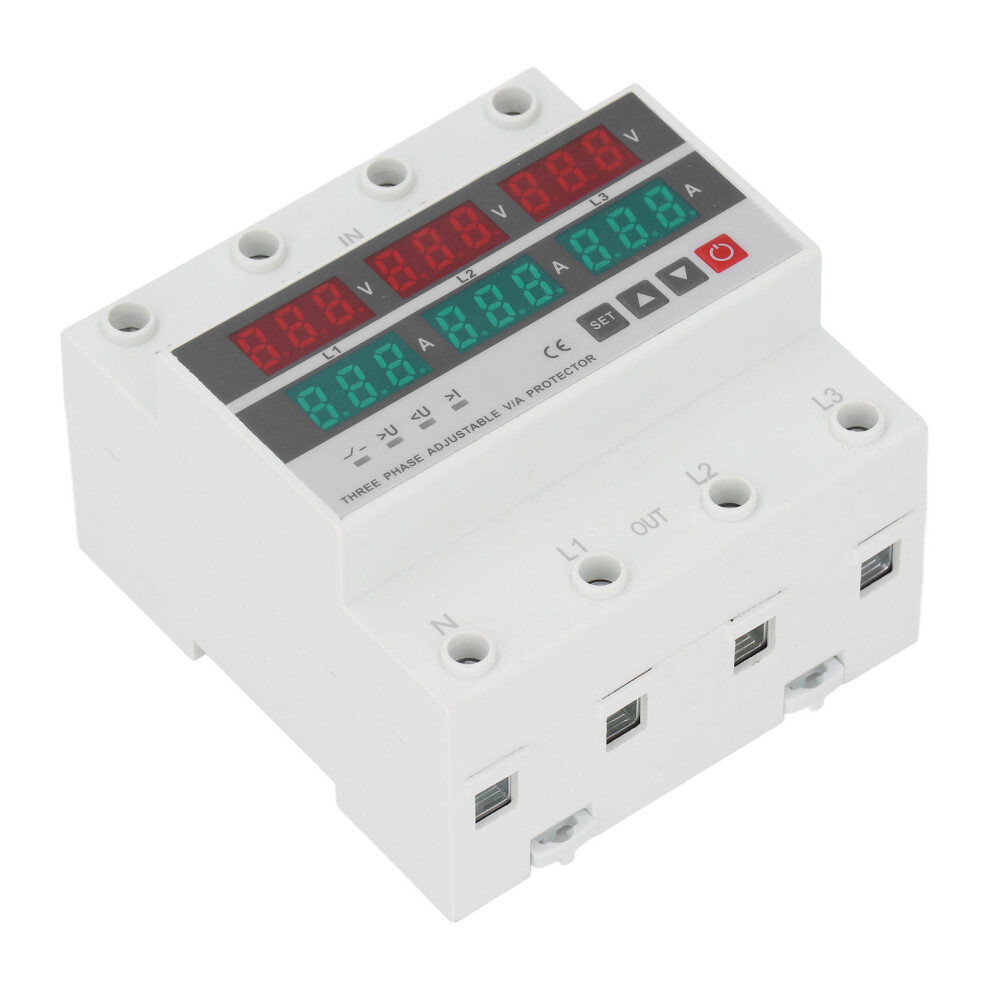 Over Under Voltage Protector 3 Phase 63A Ac120-300V 3001326319965