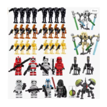 (37PCS) Star Wars Minifigures Battle Droid Building Blocks