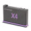 X4 batteria da 2500 mAh per action camera 3,85 V/4,4 V PD 16