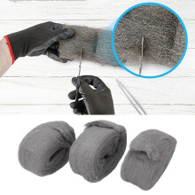 Steel Wool Fill Fabric Kit 3m x 8.4cm with Gloves & Tweezers