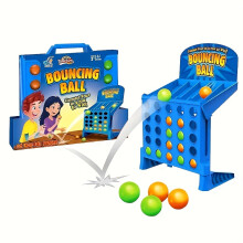 (12818) Interactive Bouncing Ball Board Game for Family Fun | Strategy Tabletop Game, Enhances Logic Skills for Kids, Exciting Group Play, Durable Plastic