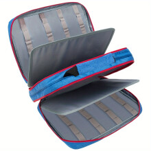 (96 Blue) [Toy Cars Storage] 96 Slots Toy Cars Storage Case - Toy Cars Organizer for Mini Toys, Small Dolls (Bag Only) for Winter