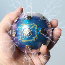 (Electric For Man Ball In Blue Color Of PVC) Shock Ball Zap! Hilarious Bar/Karaoke Party Game For Friends Gatherings - Hot Potato Drinking Prank Toy