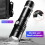 Lampe de poche LED USB en aluminium zoom à 3 vitesses 5