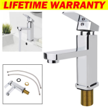 Bathroom Mixer Taps Basin Tap Chrome Wash Sink Mono Lever Modern