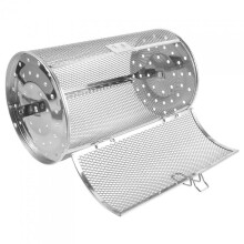 Grill Roasting Basket from Rotisserie Cage for Air Fryer Oven, for Nuts Vegetables with Innovative Door Design and Secure Lock