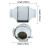 (1pcs) 100mm 4Inch Diameter Inline Extractor Fan Bathroom Shower Ceiling Loft Mount 3