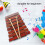 8-Note Birch Pine Wooden Xylophone 26x19x5cm Set 7