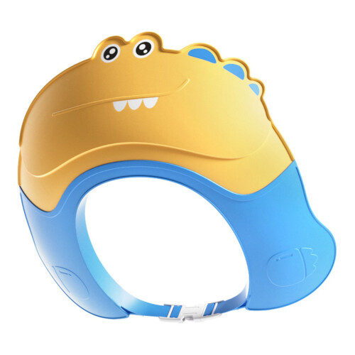 Adjustable Kids Waterproof Silicone Shower Cap with Ear Protection 2