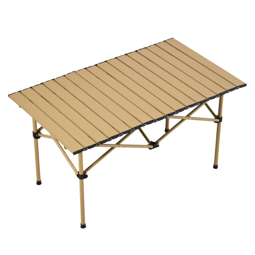 Living And Home Portable Folding Camping Table with 4 Chairs 2
