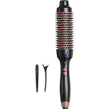 38mm Hot Brush, Ionic Curling Brush, Heat for Natural Curls, Hot Round Brush for a Smoother Look, EU Plug with Dual Voltage.