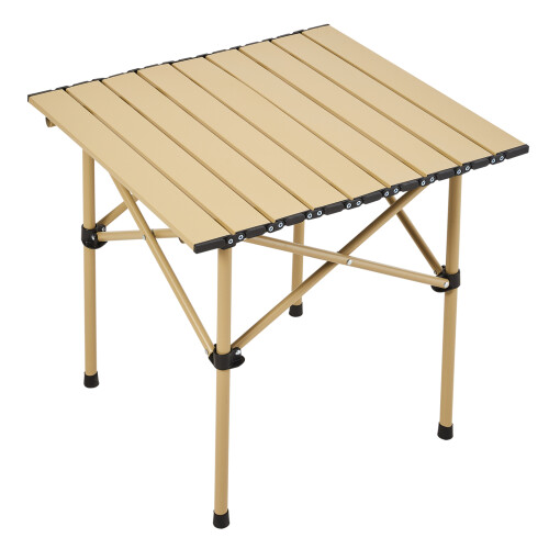 Living And Home Portable Folding Camping Table with 2 Chairs 2
