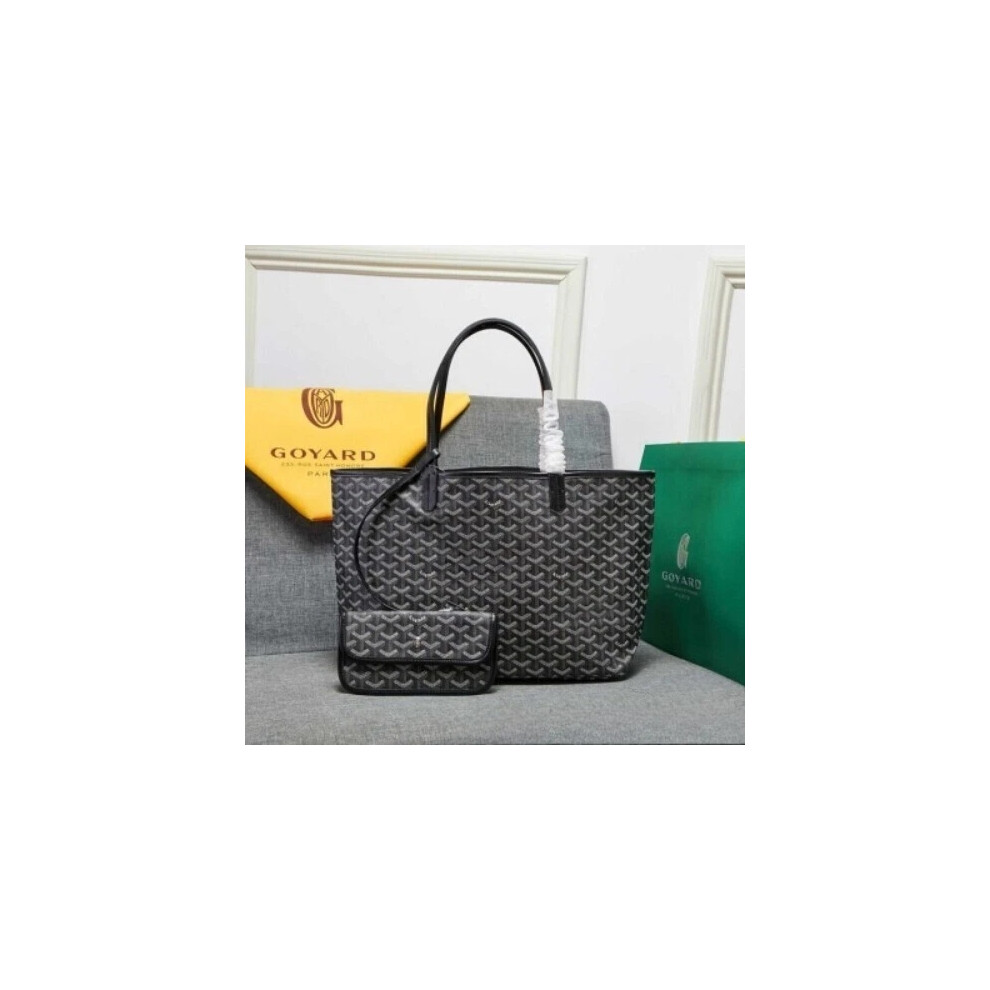 (Black, Medium 48.15.27 cm) Bag Large Capacity Tote Bag Mom Bag Handbag