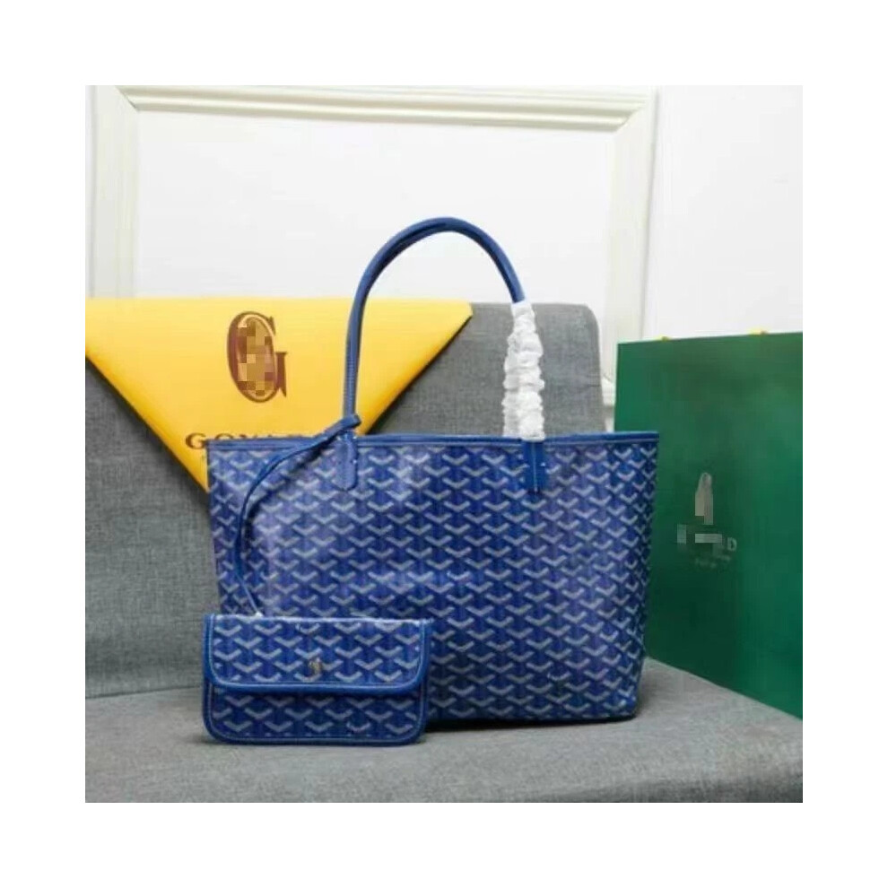 (Light blue, Medium 48.15.27 cm) Bag Large Capacity Tote Bag Mom Bag Handbag