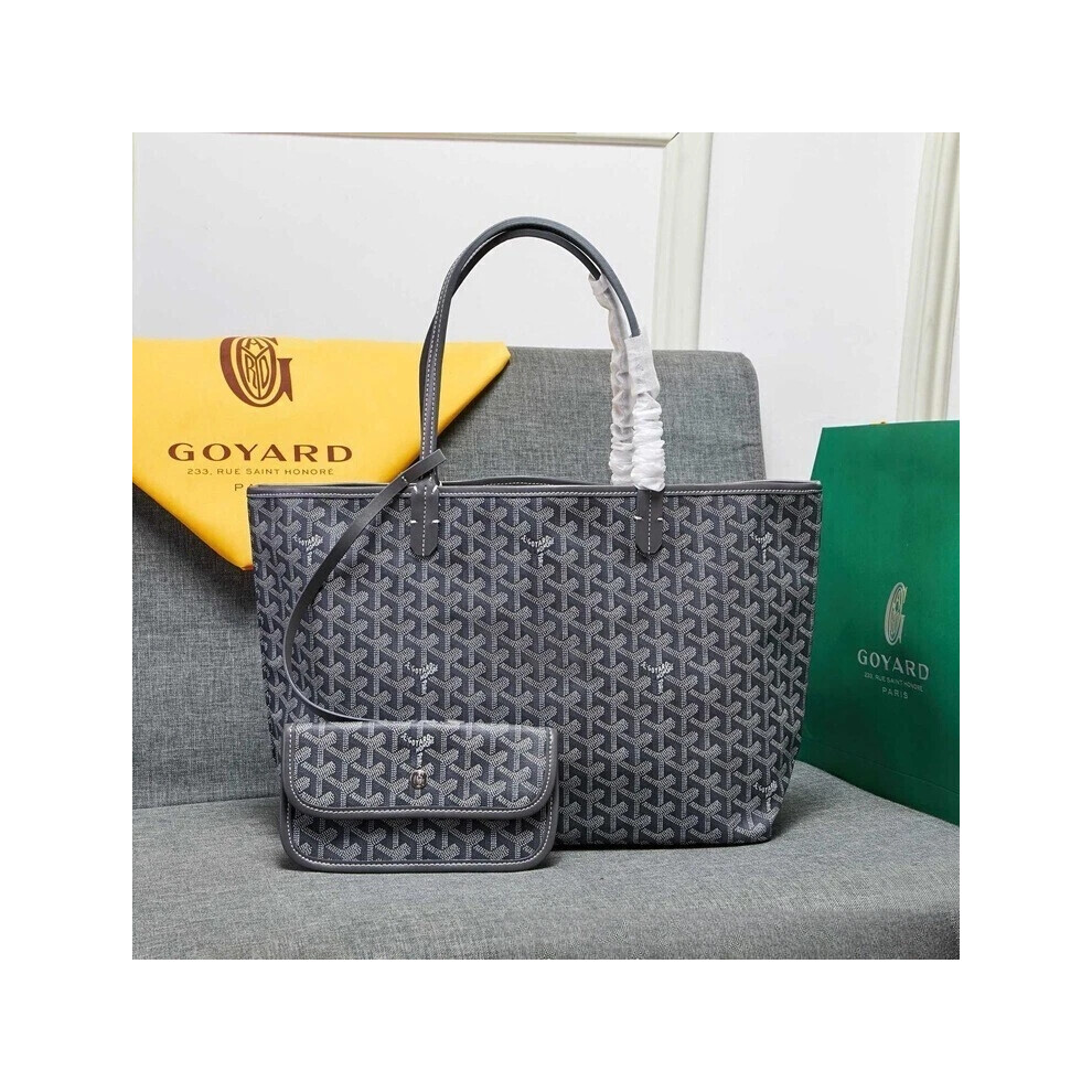 (Gray, Medium 48.15.27 cm) Bag Large Capacity Tote Bag Mom Bag Handbag