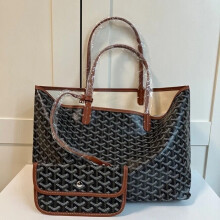 (Brown, Large 55.15.29 cm) Bag Large Capacity Tote Bag Mom Bag Handbag