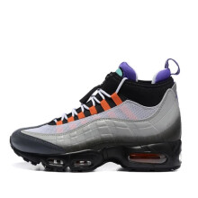 (2, UK11) Men's sneakers high top boots Air cushion shoes Running shoes