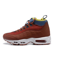 (4, UK 10) Men's sneakers high top boots Air cushion shoes Running shoes