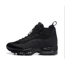 (1, UK 7.5) Men's sneakers high top boots Air cushion shoes Running shoes