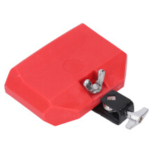 Latin Drum Jam Block Percussion-Instrument aus hartem Kunststoff Kuhglocke mit Ständer