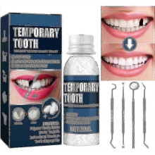 Tooth Repair Kit, Temporary Teeth Filling Repair Kit, Fixing The Missing And Broken Tooth Replacements Restore Your Smile