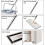 360° Flat Mop and Bucket Set Mop Dry Squeeze & Multi-Functional Wash 3