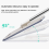 360° Flat Mop and Bucket Set Mop Dry Squeeze & Multi-Functional Wash 5