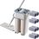 360° Flat Mop and Bucket Set Mop Dry Squeeze & Multi-Functional Wash 2