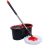 360° FLOOR MAGIC SPIN MOP BUCKET SET MICROFIBRE ROTATING  WITH 2 HEADS 4