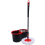 360° FLOOR MAGIC SPIN MOP BUCKET SET MICROFIBRE ROTATING  WITH 2 HEADS 5