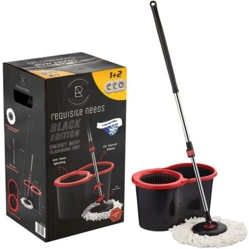 360° MOP BUCKET SET FLOOR MAGIC SPIN DRY MOP BUCKET SET