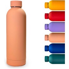 Botella Térmica Acero Inoxidable 500ml - Doble Pared, 24h Frío/12h Calor, Antiderrames y Libre de BPA