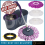 GREY MOP BUCKET SET MICROFIBER WITH 4 MOP HEADS SPACE SAVING NEW 360 FLOOR SPIN 1