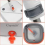 Self-Cleaning 360-Degree Rotate Spin Microfiber Mop and Bucket Set Washing Dry 3