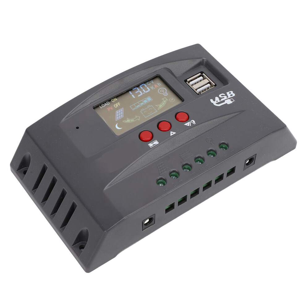 100A Mppt Solar Controller 12V/24V Lcd Dual Usb Port 7651326419897