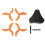 2 Paare 3032S Orange 3-Blatt FPV-Propeller Avata 2 2