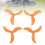 2 Paare 3032S Orange 3-Blatt FPV-Propeller Avata 2 13