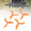 2 Paare 3032S Orange 3-Blatt FPV-Propeller Avata 2 16