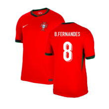 (XL) 2024-2025 Portugal Home Shirt (B.Fernandes 8)