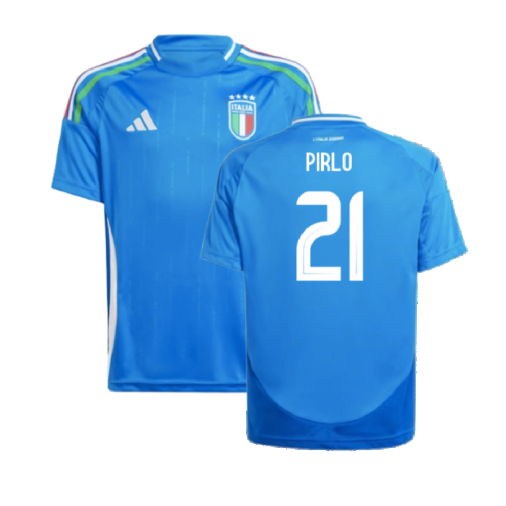 Adidas (Lb) 2024-2025 Italy Home Shirt (Kids) (Pirlo 21)