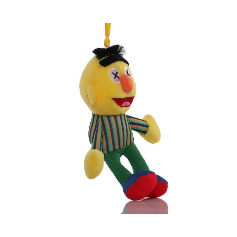 (Green Pendant) Street Sesame Elmo Ernie Bert Big Bird Cartoon Character Plush Toy And Pendant-image-OPC-PHYCD7W-NEW