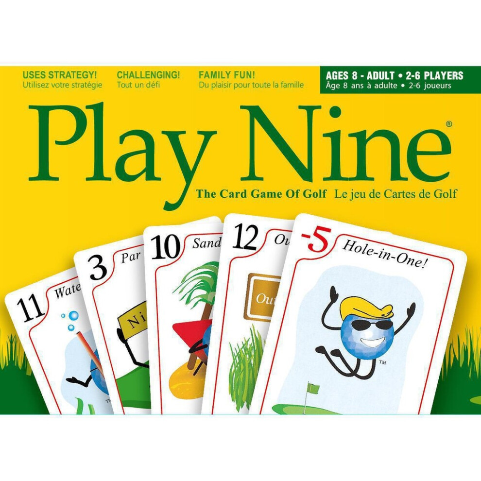 Nine Play Golf Strategy Board Card Game For Friends Family And Gathering