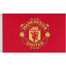 (Style C) Manchester Crest United Flag Official Merchandise Man Utd Fc Keepsake Collection