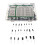 Low Frequency 24 Values Aluminum Multilayer Monolithic Ceramic Electrolytic Capacitor Kit Box 0.1 UF-1000 UF 50V 500pcs 13