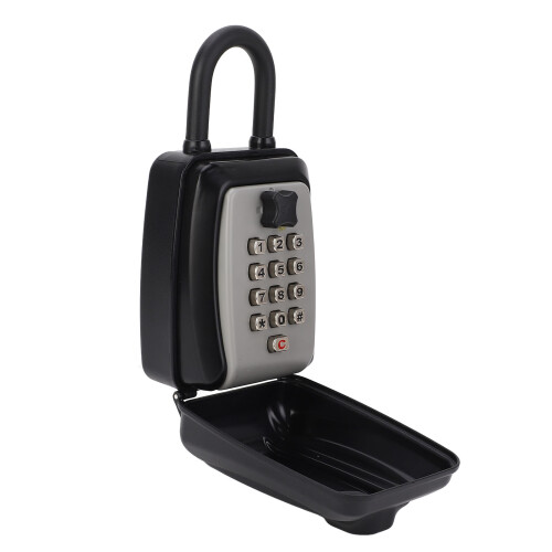 Modell: Key Code Lock grau 18x9x6 cm Innenmaß 8x6x3 cm 2