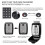 Modell: Key Code Lock grau 18x9x6 cm Innenmaß 8x6x3 cm 10