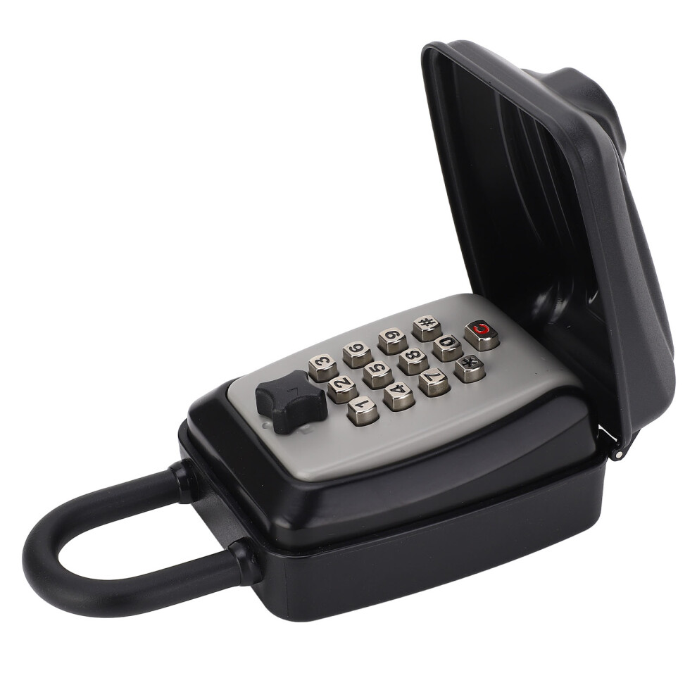 Car Key Lock Box 18X9x6cm Portable Gray Weatherproof 3291326444723