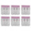50Pcs Non-Twist Push-in Quick Connect Electric Cable Terminal Block Kit (PCT-106) 12