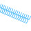 10 Stück 19 mm 30-Ring blau 150 Blätter A4/A5/B5 10