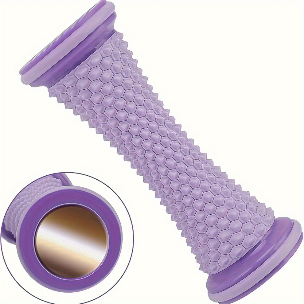 Closkye (Purple-1) Deep Tissue Foot Massage Roller - Ergonomic Handheld Tool For, Muscle Recovery & Arch Support, Durable Purple Fitness Training Aid With Thi